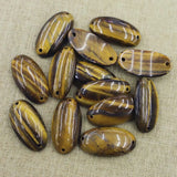 Natural Tiger's Eye Stone Accessories Set - 6Pcs
