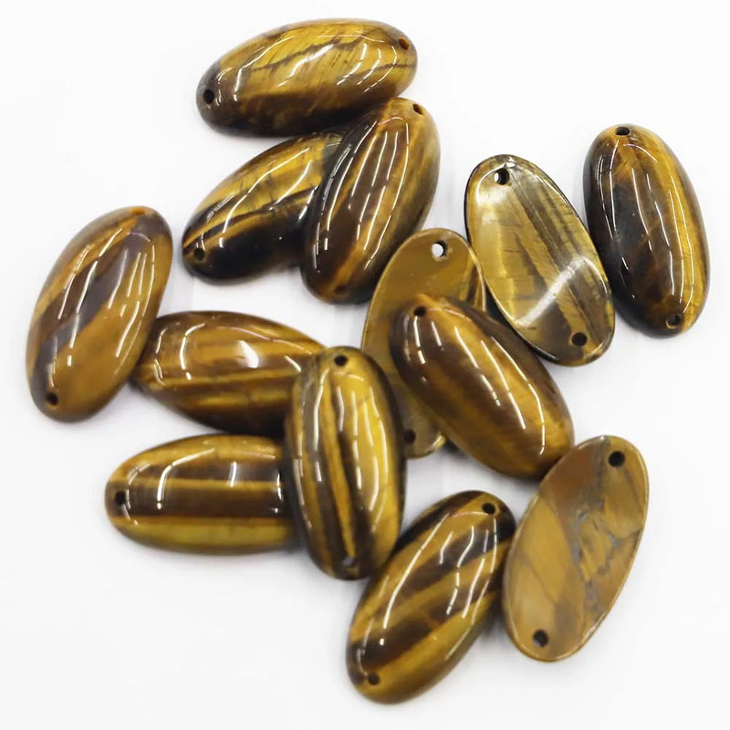 Natural Tiger's Eye Stone Accessories Set - 6Pcs