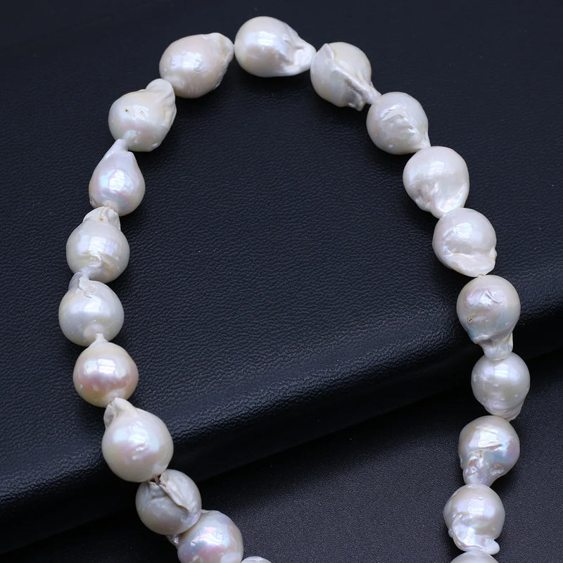 8-9mm Natural Baroque Pearl Beads Loose Beaded DIY Jewelry Making