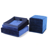 Navy Velet Jewelry Box for Wedding Rings