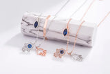 Devil's Eye Hand Lucky Crystal Pendant Necklace Chain Jewelry Gift