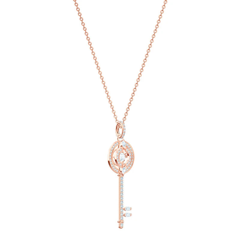 Romantic Key Pendant Necklace Couple Birthday Gift