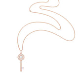 Romantic Key Pendant Necklace Couple Birthday Gift