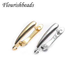 High Nickel Smooth Earring Hooks 30pcs
