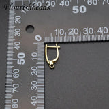High Nickel Smooth Earring Hooks 30pcs