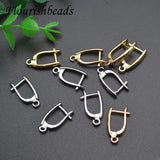 High Nickel Smooth Earring Hooks 30pcs