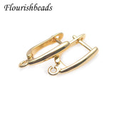 High Nickel Smooth Earring Hooks 30pcs