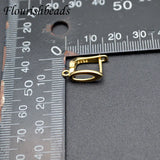 30pcs High Nickel Hollow Rhodium Plated Copper Earring Hooks