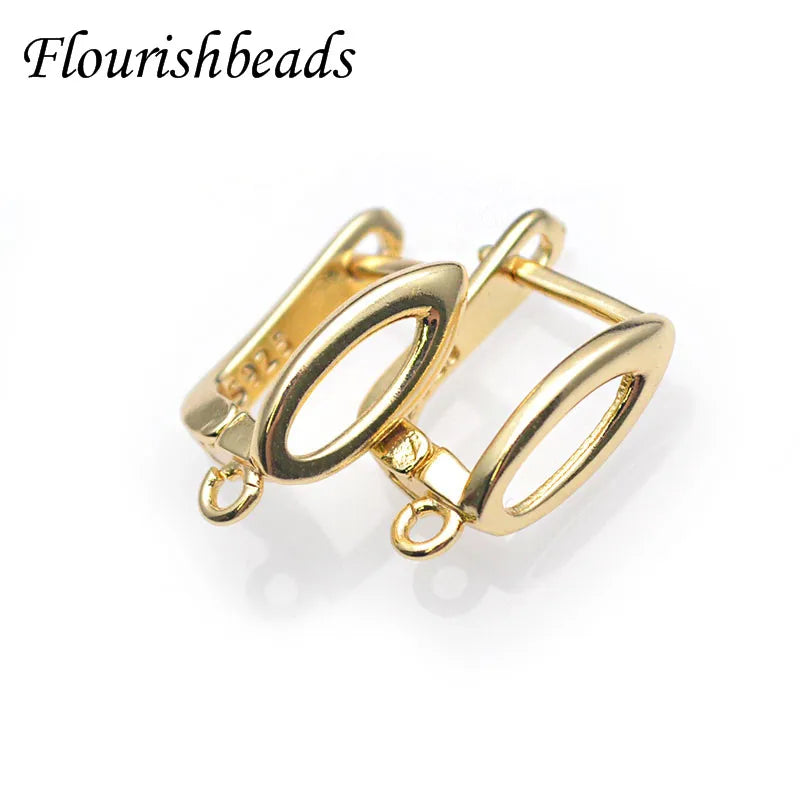 30pcs High Nickel Hollow Rhodium Plated Copper Earring Hooks