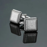 Novelty Copper Metal Laser Engraving Cufflinks Men Suit Accessories
