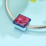 High Octopus Salmon Sushi 925 Silver Beads Enamel Charms Jewelry Making