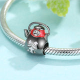 High Octopus Salmon Sushi 925 Silver Beads Enamel Charms Jewelry Making