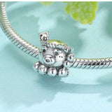 High Octopus Salmon Sushi 925 Silver Beads Enamel Charms Jewelry Making