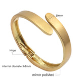 Adjustable Open Cuff Bracelet with Personalized Logo