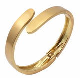 Adjustable Open Cuff Bracelet with Personalized Logo