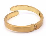 Adjustable Open Cuff Bracelet with Personalized Logo