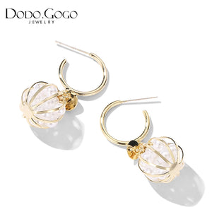 Sterling Silver Logo Earrings Women's Jewelry