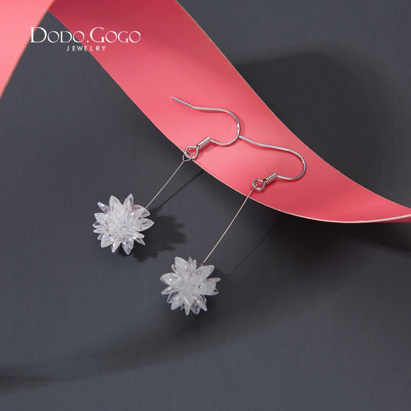 925 Silver Logo Earrings Women Jewelry