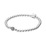 925 Sterling Silver Heart Snake Chain DIY Charm Bracelet
