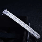 Full Diamond Rainbow Bracelet High Carbon Diamond Jewelry Gift
