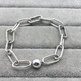 S925 Sterling Silver Heart Charm for Women DIY Crown Bracelet
