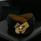 Multilayer Wrap Bracelet for Women PU Leather Bangle