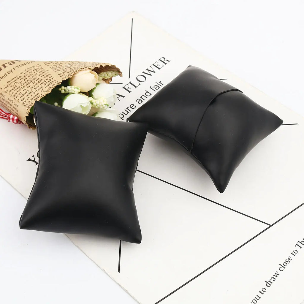 PU Leather Jewelry Display Pillow & Colors for Watch Bracelet