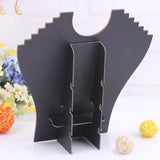Velvet Fabric Necklace Bust Jewelry Display Holder Stand