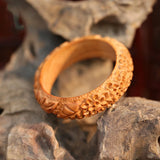 Peach Wooden Bracelet Folk Style Female Gift