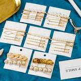 Pearl Hair Clips Set Women Hairpins Snap Barrettes Hair Styling Jewelry