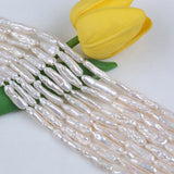 Semi Finished Biwa Shape Pearl Beads