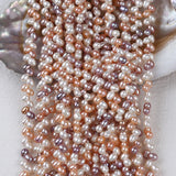 Dancing Pearls 5-6mm Chain Freshwater Pearls DIY Jewelry