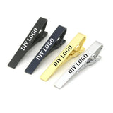 Custom Logo Laser Tie Clip for Men