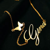 Personalized Stainless Steel Name Necklace for Lover Women Family
