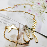Personalized Stainless Steel Name Necklace for Lover Women Family