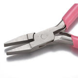 Pink Carbon Steel Needle Nose Pliers for Jewelry Making