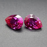 Pink Ruby Loose Pear Shape Cut LAB-CREATED 3# Corundum Gems