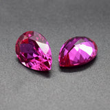 Pink Ruby Loose Pear Shape Cut LAB-CREATED 3# Corundum Gems