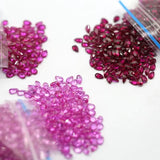 Pink Ruby Loose Pear Shape Cut LAB-CREATED 3# Corundum Gems