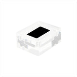 High Plastic Clear Acrylic Loose Diamond Display Box Small Square Gem box