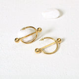 Geometric Silver Chunky Drop Earrings 585