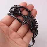 Punk Skeleton Skull Bones Cuff Bracelet