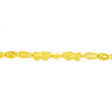 24K Plated Thick Brave Bracelet for Men Women Anniversary Wedding