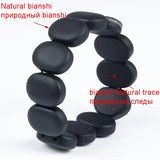 High Real Bianshi Heart Stone Bracelet Carve Beads Bracelet