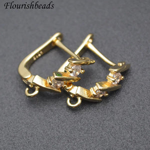 High Plated Earring Hooks Clasp Jewelry Findings for DIY Jewelry Making 30pcs