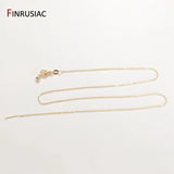 Adjustable Thin Necklace Chain, High Quality, DIY Findings