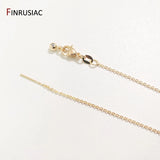 Adjustable Thin Necklace Chain, High Quality, DIY Findings