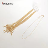Adjustable Thin Necklace Chain, High Quality, DIY Findings
