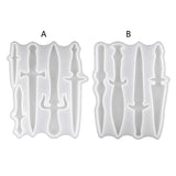 High Resin Casting Sword Shape Molds Silicone Mold Epoxy