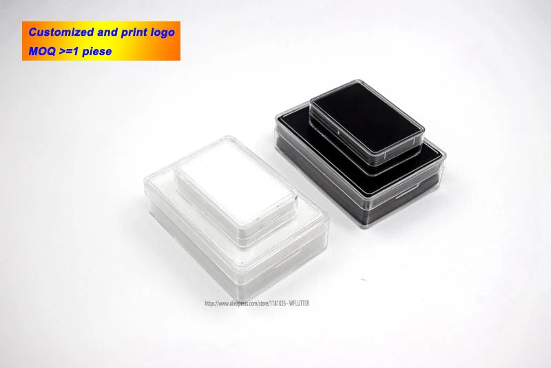 Plastic Gemstone Display Box Pendant Holder